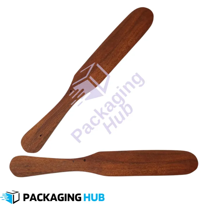 Disposable wooden wax spatula, perfect for hygienic, one-time use during waxing treatments.