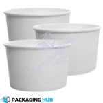 Eco-friendly disposable fried chicken and popcorn bucket, made from biodegradable materials.