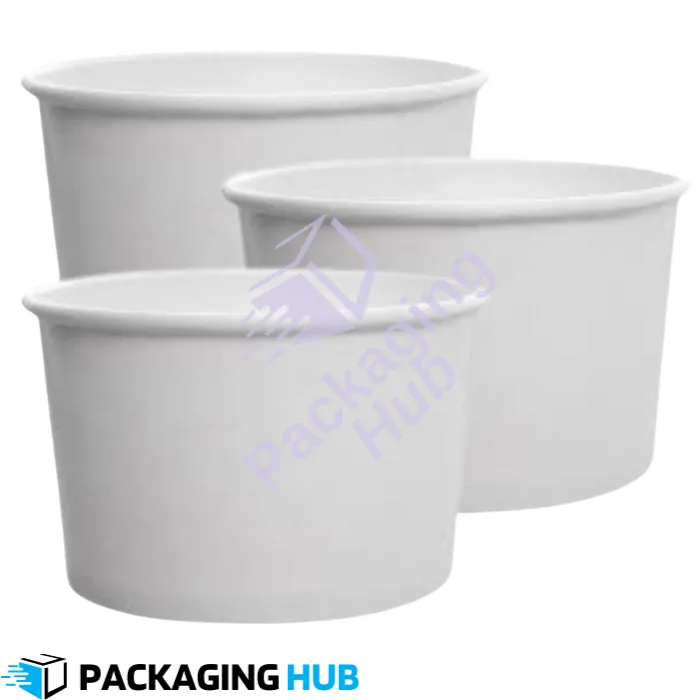 Eco-friendly disposable fried chicken and popcorn bucket, made from biodegradable materials.