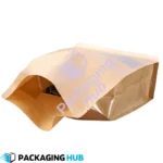 Flat Bottom Side Gazette Pouch With Window