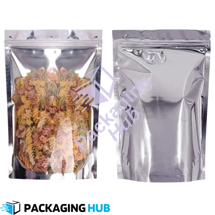 Front Clear and Back Aluminium Standup Pouch