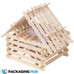 Popsicle sticks used for crafting and DIY projects, showcasing their versatility.