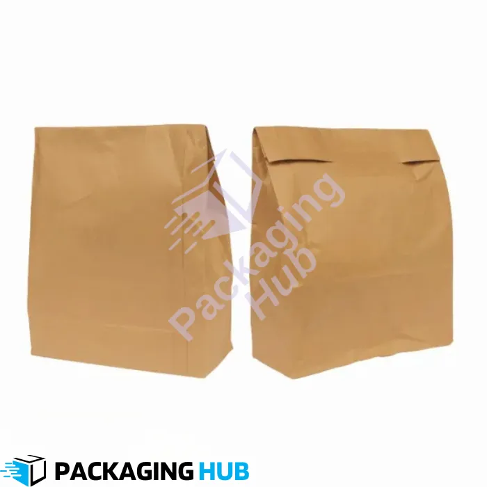 SOS paper bags without handle in small, medium, and large – kraft, recyclable packaging from Packaging
