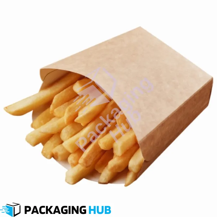 Kraft paper fries pocket – eco friendly