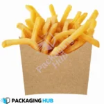 Kraft paper fries pocket for takeaway