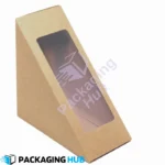 Kraft Sandwich Box With Window
