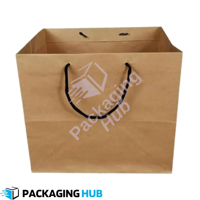 10x7x7 inch kraft paper bag for 6 Cupcake Boxes