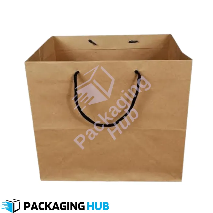 8x8x8 inch kraft paper bag for 7 inch Cake Boxes