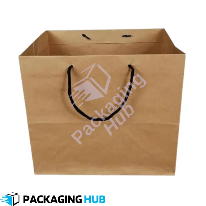 9x9x9 inch kraft paper bag for 8 inch Cake Boxes