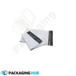 A stack of small, self-adhesive courier flyer bags, ideal for shipping documents and small items.