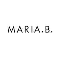 Maria B logo – custom garment bags and clothing packaging by Packaging Hub