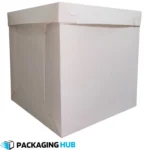 12x12x12 cake box with transparent window for bakery and cake packaging in Pakistan