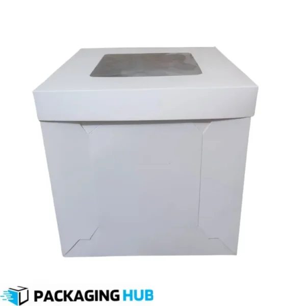10x10x10 Cake Box Transparent Window for Cakes – Packaging Hub PK