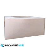 cake box 10x10x4.5 with window in Pakistan by Packaging Hub for bakery and custom cake packaging
