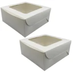 wholesale cake box 12x10 with window in Pakistan by Packaging Hub for bakeries and cake shops
