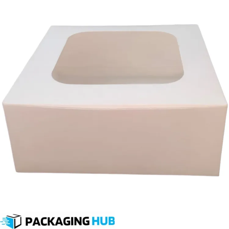 cake box 12x12x5 with window Packaging Hub Pakistan wholesale cake packaging