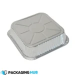 F4 aluminum foil container with secure lid – wholesale disposable food packaging by Packaging Hub Pakistan